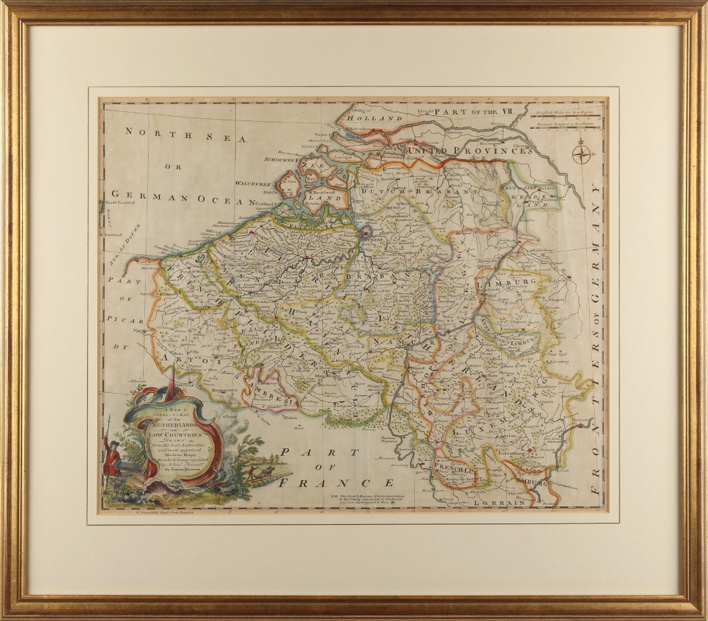 Property of a gentleman, a private collection of maps - NETHERLANDS - 'A New & Correct Map of the