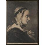 Property of a lady - Thomas Frye (Irish, 1710-1762) - A FASHIONABLE LADY WEARING A PEARL NECKLACE (