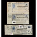A private collection of GB banknotes - three postal orders, comprising 1/6 dated 1924, 5/- dated