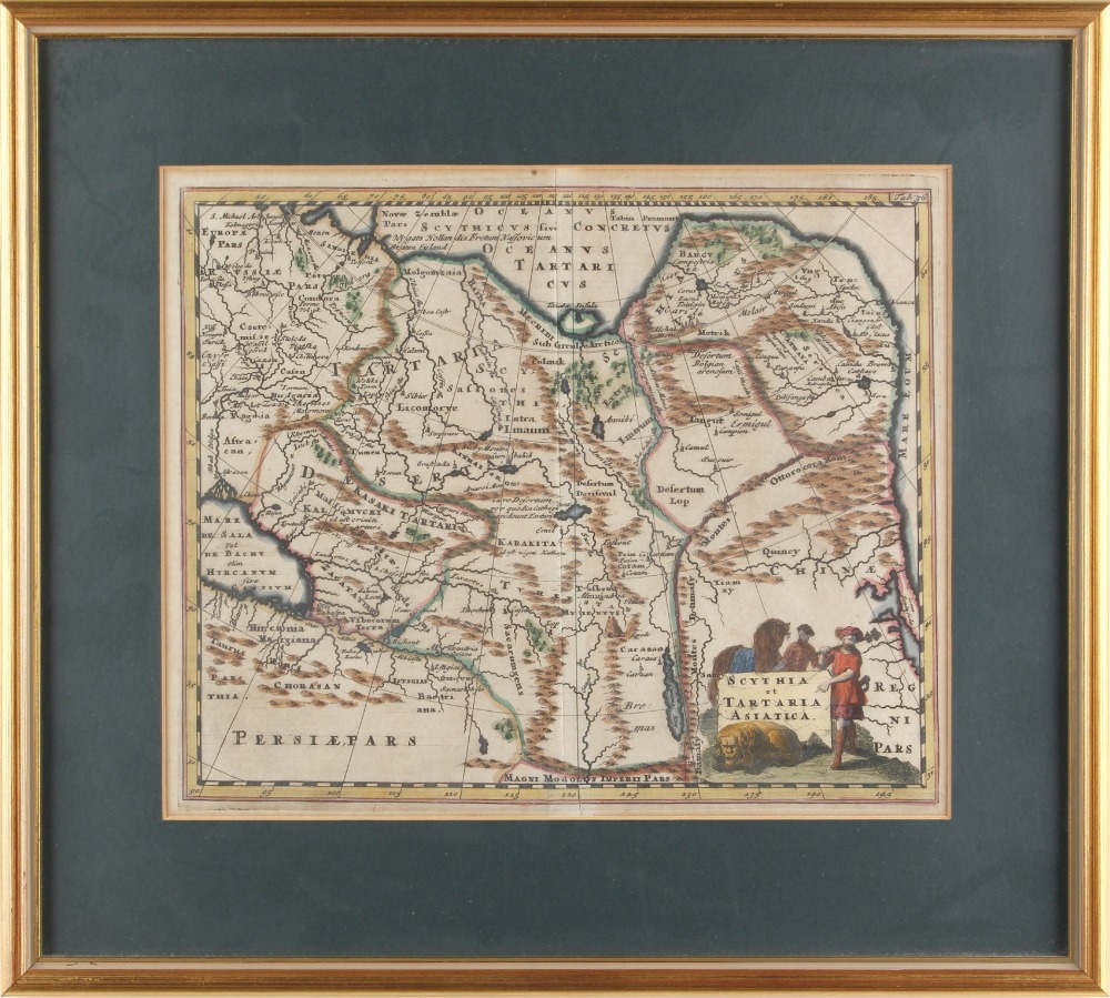 Property of a gentleman, a private collection of maps - RUSSIA - 'Scythia et Tartaria Asiatica',