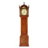 Property of a lady - an early 19th century mahogany 8-day striking longcase clock, the arched
