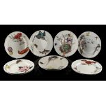Property of a lady - a set of eleven Victorian Minton plates, designed by William S. Coleman,