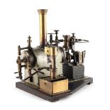 Property of a gentleman - a working model steam engine with boiler & steam pump, the boiler