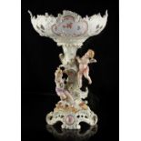 Property of a lady - a late 19th / early 20th century Continental Dresden style porcelain cherub