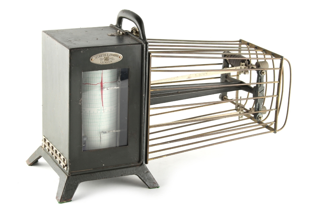 A private collection of recording & other scientific instruments - a Negretti & Zambra combined