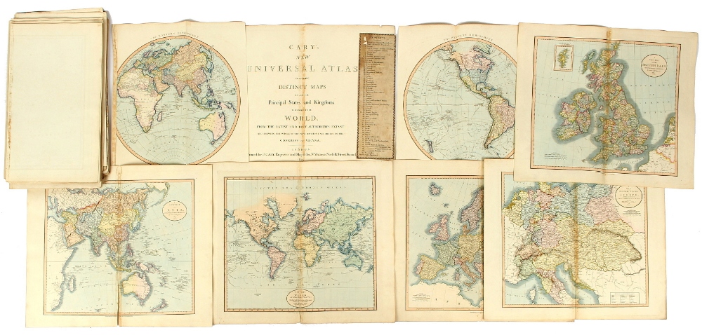 Property of a lady - maps - 'Cary's New Universal Atlas Containing Distinct Maps of all the