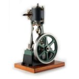 Property of a deceased estate - a Stuart No.1 working model vertical engine, with 7-inch (18cms.)