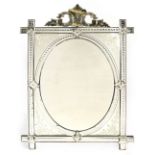 Property of a gentleman - a late 19th / early 20th century Venetian mirror, 50.4 by 37.4ins. (128 by