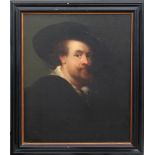 Property of a deceased estate - after Frans Hals, 19th century - PORTRAIT OF A GENTLEMAN - oil on