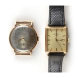 Property of a gentleman - a gentleman's Baume 9ct gold cased wristwatch with 17-jewel movement;