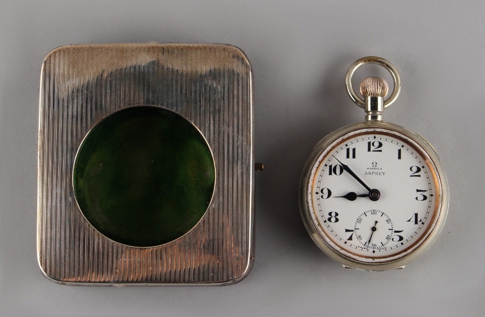 Property of a lady of title - an early 20th century Omega Goliath pocket watch, retailed by