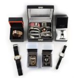 Property of a deceased estate - twelve lady's wristwatches including boxed DKNY, Alfex and Breil