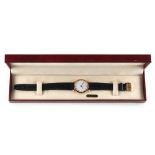 Property of a deceased estate - a boxed lady's Titan 9ct yellow gold cased wristwatch.