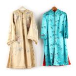 Property of a lady - two lady's silk robes, both 20th century (2).