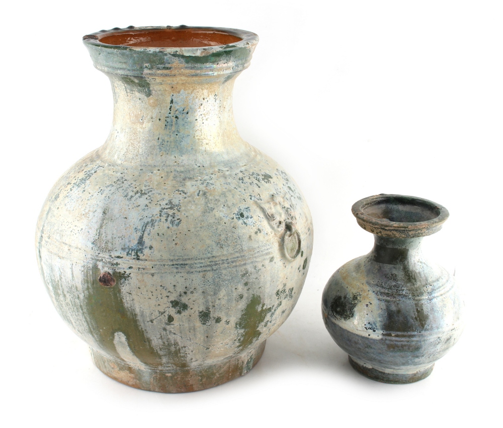 Property of a lady, a private collection formed in the 1980's and 1990's - a large Chinese green