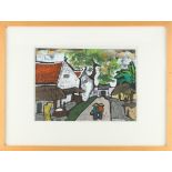 Property of a lady - late 20th century - HANOI, VIETNAM - gouache, 9.65 by 13.4ins. (24.5 by