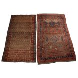 Property of a deceased estate - a late 19th / early 20th century Caucasian rug with boteh field,