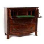 Property of a lady of title - an early 19th century Scottish Regency period mahogany secretaire