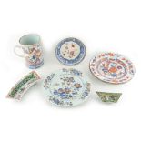 Property of a lady - a group of seven Chinese ceramics, 17th and 18th century, including Chinese