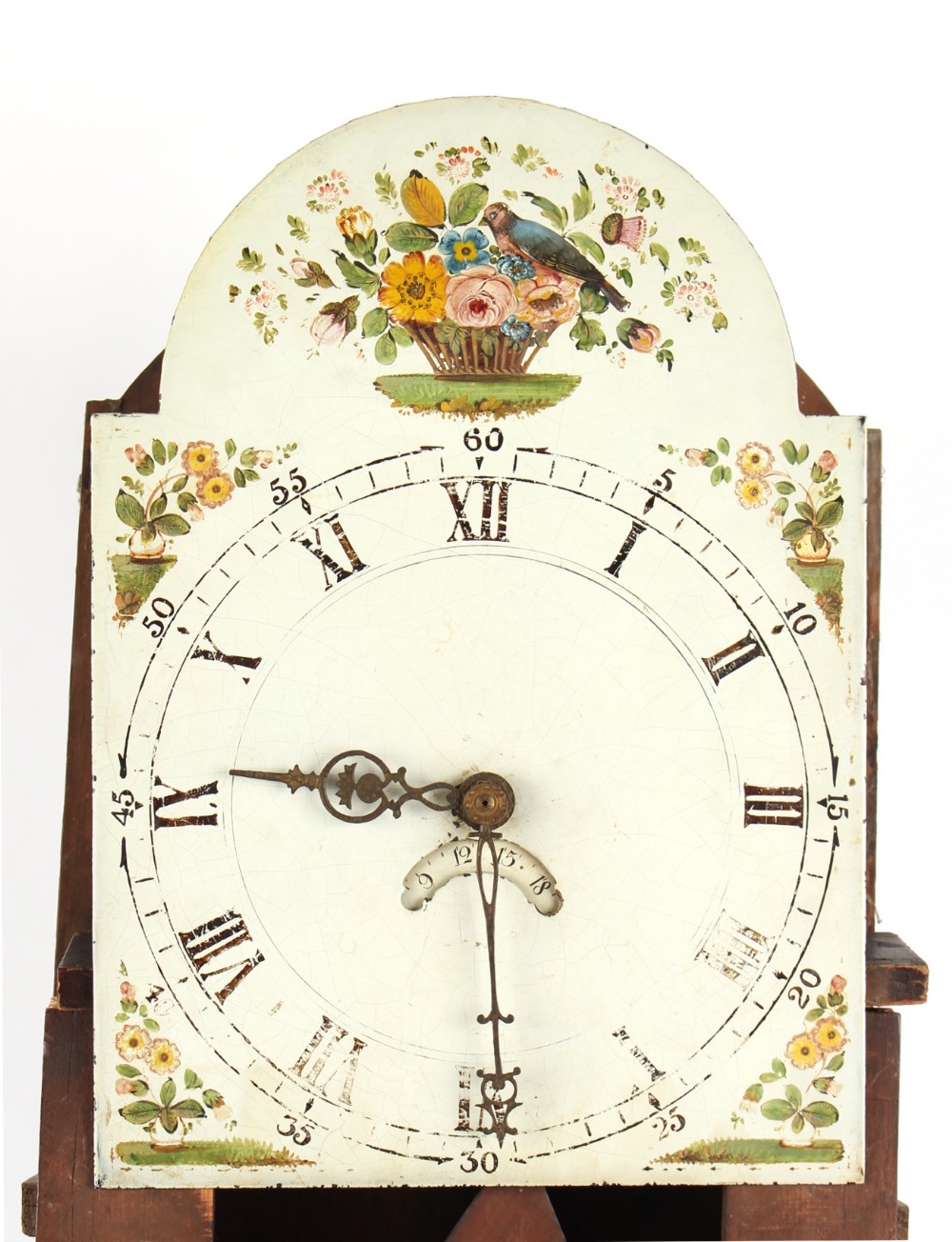 Property of a deceased estate - a George III West Country provincial longcase clock, with later - Image 2 of 2