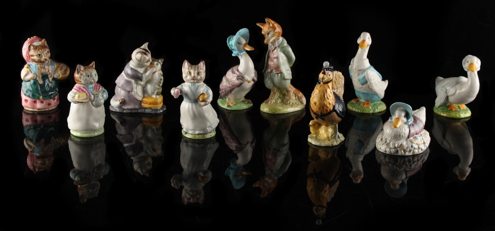 Property of a gentleman - a large collection of Beswick and Royal Albert Beatrix Potter figures -