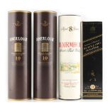 Property of a deceased estate - Scotch Whisky - various, 4 bottles, including two bottles of