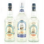 Property of a deceased estate - gin - Plymouth Gin, 3 bottles, 70cl each (3).