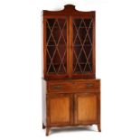 Property of a deceased estate - a small early 19th century Regency period mahogany, ebony &