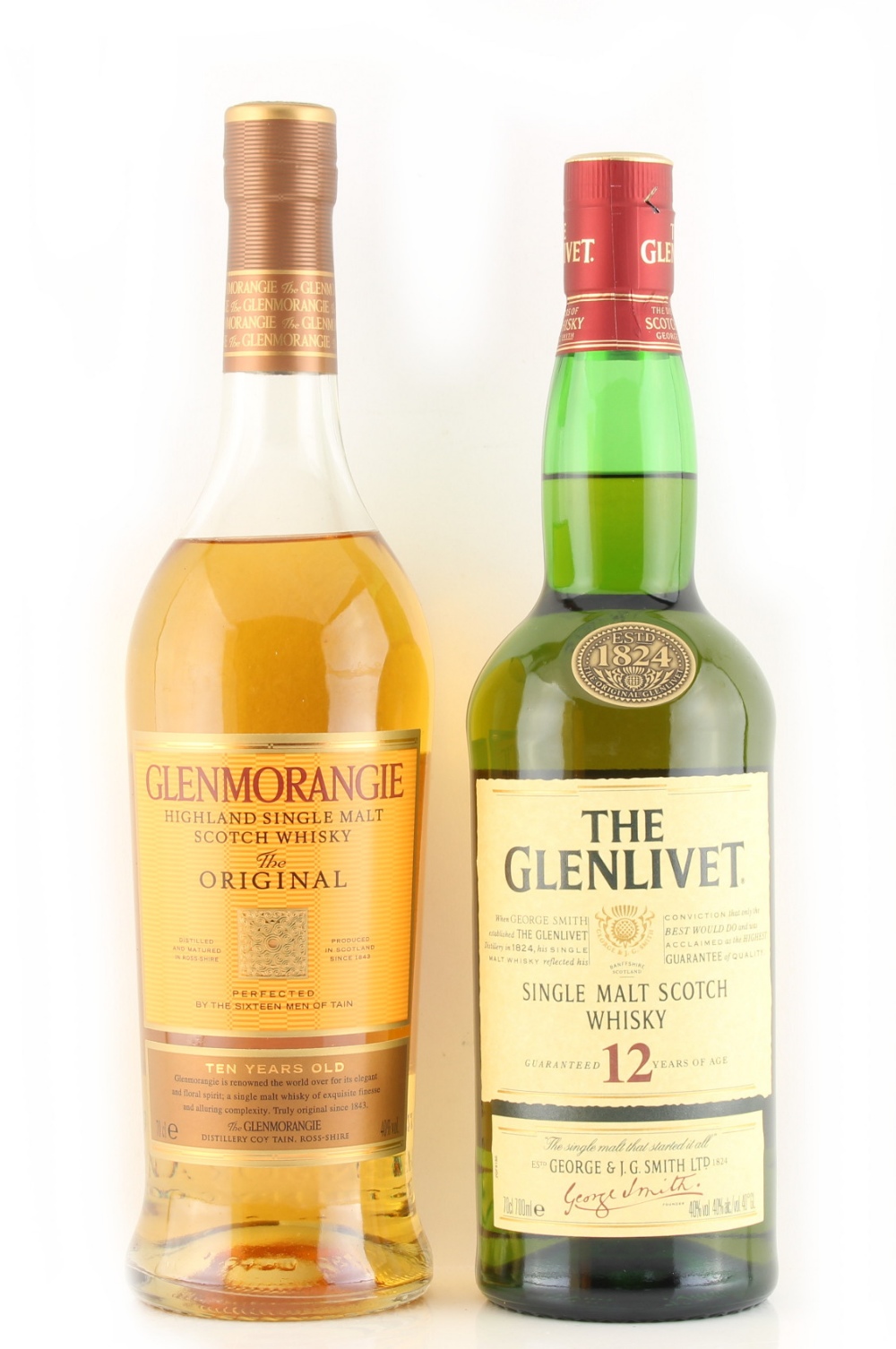 Property of a deceased estate - Scotch Whisky - Glenlivet single malt, aged 12 years, 1 bottle, in - Image 2 of 2