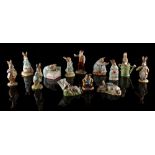 Property of a gentleman - a large collection of Beswick and Royal Albert Beatrix Potter figures -