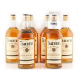 Property of a deceased estate - Scotch Whisky - Teachers Highland Cream, 6 bottles, one litre