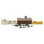 Property of a lady - a collection of Dinky Toys models, mostly military vehicles, mostly boxed (a