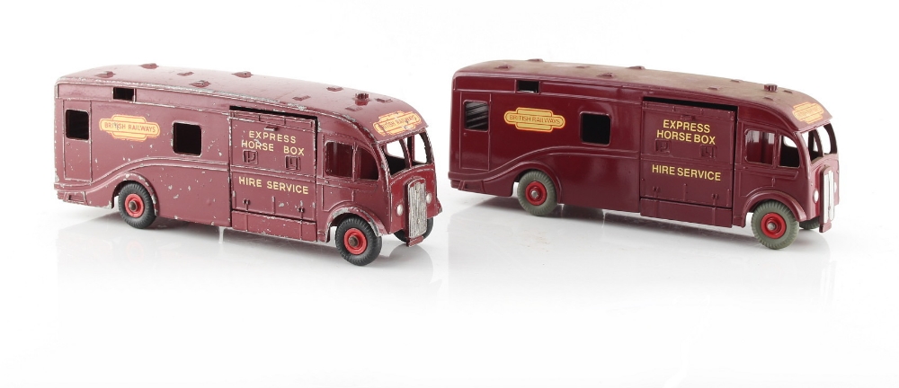 Property of a deceased estate - a collection of Dinky Toys - a Horse Box 'British Railways', model