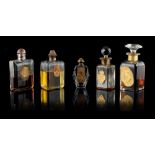 A private collection of perfume bottles - LORENZY - an early 20th century perfume or scent bottle,