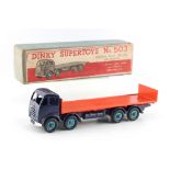 Property of a deceased estate - a collection of Dinky Toys - a Foden Flat Truck with Tailboard,