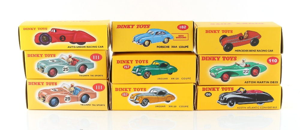 Property of a deceased estate - an Atlas Dinky Toys Porsche 356A Coupe die-cast toy model, number