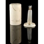 A private collection of perfume bottles - LUCIEN LELONG - 'Indiscret', empty frosted glass perfume