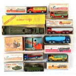 Property of a deceased estate - nine assorted boxed Dinky Toys including Coventry Climax Fork Lift