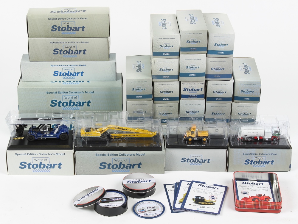 Property of a deceased estate - thirty Atlas Editions 'World of Stobart' die-cast toy model