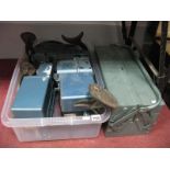 Moore & Wright Sheffield External Micrometres, toolbox, wall meters etc:- One Box