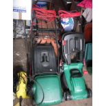 A Qualcast Electric Lawn Mower; plus another unbranded. (2)