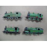 Four 'OO' Gauge/4mm Tank Locomotives, 0-6-0 Hornby class J123 Saddle Tank G.N.R No 1247, 0-6-0