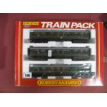 Hornby 'OO' Guage Ref R.369 BR Green Three Car Diesel Multiple Unit, boxed condition very good,