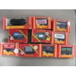 Ten Hornby "OO" Gauge Rolling Stock Wagons, Tankers, Vans, including #R114 Wimpy Closed Van, #