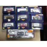 Ten Bachmann 'OO' Gauge/4mm Boxed Rolling Stock, Private Owner Wagons/Tankers, plus ref 33-525