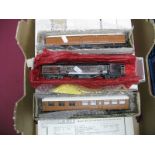 Ten OO Gauge/4mm Kit Built Coaches, seven by Comet, all LMS, including open 1st, brake 3rd,