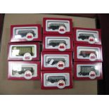 Ten Items OO Gauge Rolling Stock, two box vans and eight five plank open wagons, all boxed condition