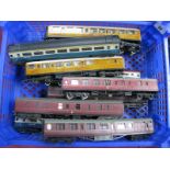 Ten "OO" Gauge Eight Wheeled Coaches, by Hornby, Lima including Hornby Inter-City, restaurant buffet