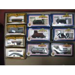 Ten OO Gauge Items Rolling Stock, boxed, seven Bachmann tankers and wagons, etc. three Mainline,