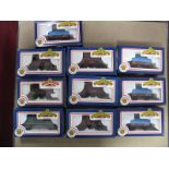 Ten Items Bachmann OO Gauge Rolling Stock, boxed, cattle wagons (7) and five plank china clay with